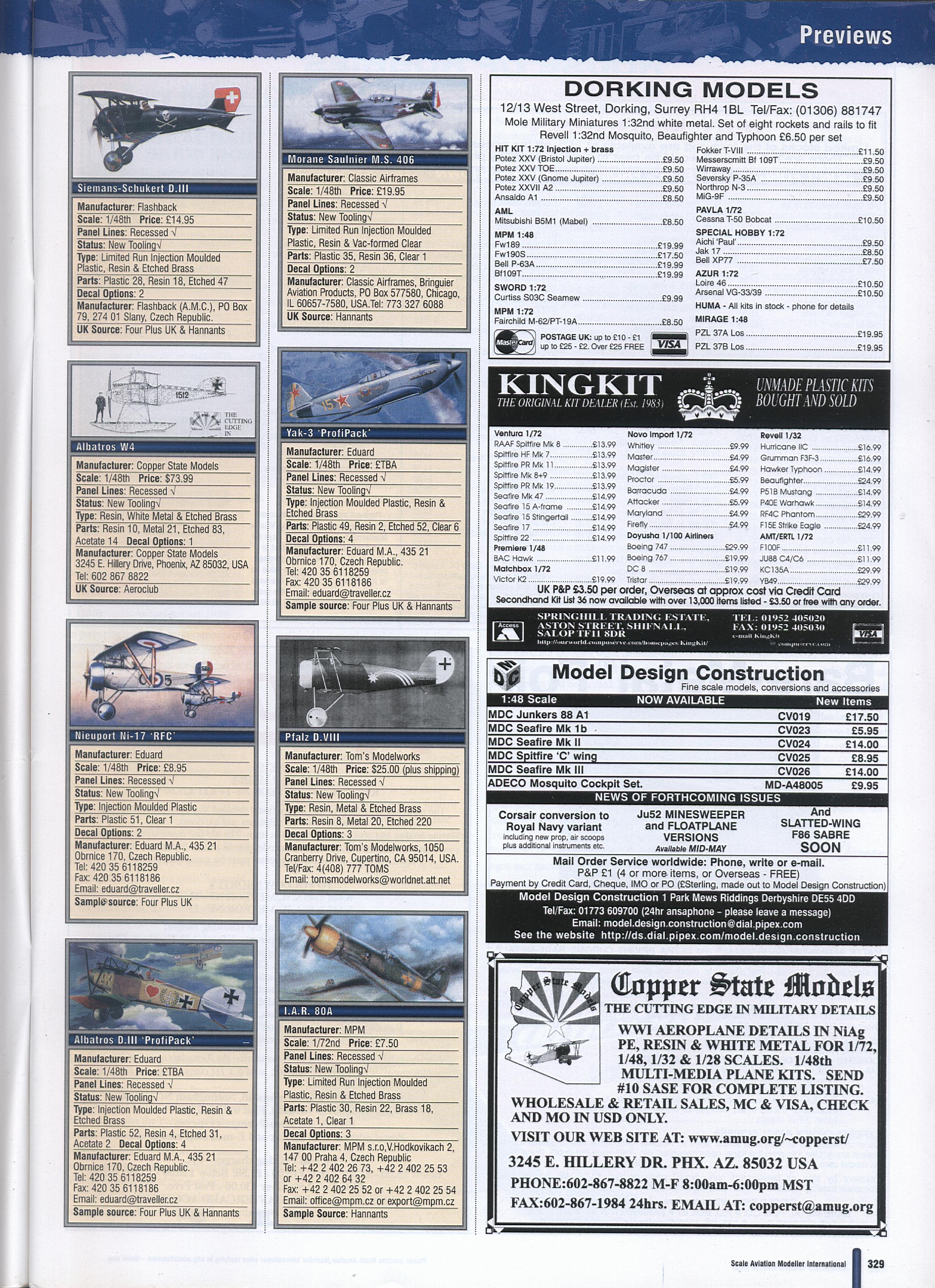 Scale Aviation Modeller International 1999-05
